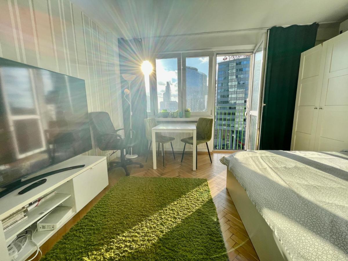 Super Apartament Green Rondo Onz Metro Nowe Wifi 300 Mb/S Aircondition Netflix Spotify وارسو المظهر الخارجي الصورة